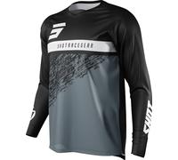 Shot Devo Roll Maglia motocross, Bianco/nero, Taglia S