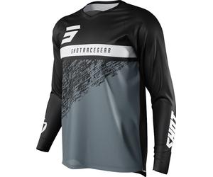 Shot Devo Roll Maglia motocross, nero-bianco, taglia L per maschi