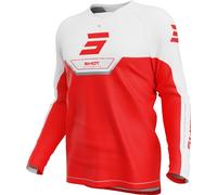 Maglia da motocross per bambini Shot Draw Daytona rossa 10/11