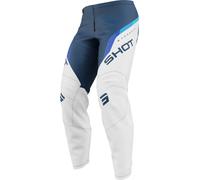 Shot Draw Daytona Pantaloni da motocross per ragazzi, blu, taglia 4/5