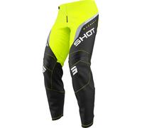 Shot Draw Daytona Pantaloni da motocross per ragazzi, giallo, taglia 10/11