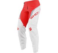 Shot Draw Daytona Pantaloni da motocross per ragazzi, rosso, taglia 6/7