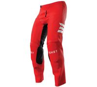 Shot Draw Escape Pantaloni Motocross, rosso, Taglia 26
