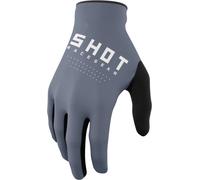 Shot Draw Guanti da motocross, grigio, Taglia 10