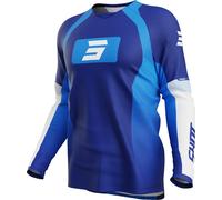 Maglia motocross Shot Draw Instinct blu S