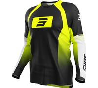 Shot Draw Instinct Maglia da motocross, nero-giallo, taglia M per maschi
