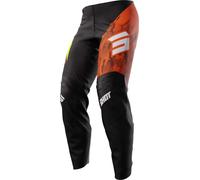 Shot Draw Kid Matrix Pantaloni da motocross, nero/arancione, Taglia 4/5