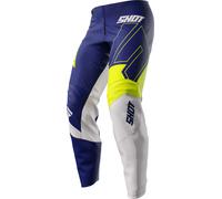 Shot Draw Kid Rush Pantaloni da motocross, blu/bianco, Taglia 42