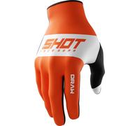 Guanti motocross Shot Draw Sky arancione 9