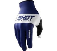 Shot Draw Sky Guanti da motocross, blu, taglia S M per maschi