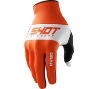 Shot Draw Sky Guanti da motocross per bambini, arancione, Taglia 10/11
