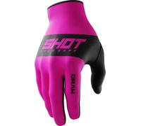 Guanti motocross per bambini Shot Draw Sky rosa 10/11