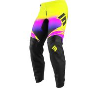 Shot Draw X-Trem Pantaloni Motocross Bambini, nero/giallo, Taglia 8/9