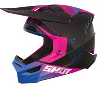 Shot Furious Matrix Casco Motocross, nero/rosa, Taglia XXL (63/64)