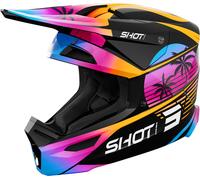 Shot Casco da motocross Furious Miami Arancione lucido Taglia M