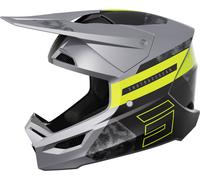 §Casco Cross Shot Furious Patrol Grigio-Giallo Neon§