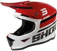 Shot Furious Shining Casco Motocross, rosso, Taglia XXL (63/64)