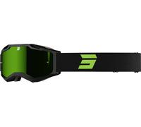 Shot Iris 2.0 Tech Occhiali da motocross, nero-verde per maschi
