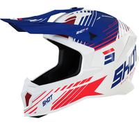 Shot Lite Fury Casco motocross, rosso-blu, taglia S per maschi