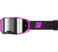 Shot Lite Mist Occhiali da motocross, nero-rosa per maschi