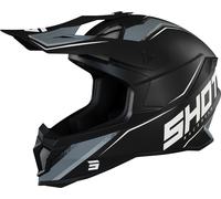 Shot Lite Prism Casco motocross, Bianco/nero, Taglia XL (61/62)