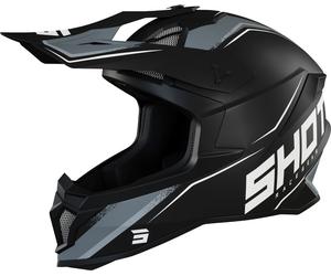 Shot Lite Prism Casco motocross, Bianco/nero, Taglia XL (61/62)