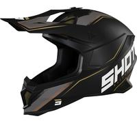 Shot Lite Prism Casco motocross, nero/oro, Taglia XL (61/62)