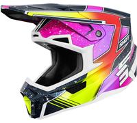 Shot Lite Racing Mips Casco da motocross, blu-giallo, taglia L per maschi