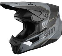 Shot Lite S10 Mips Casco da motocross, nero-grigio, taglia S per maschi