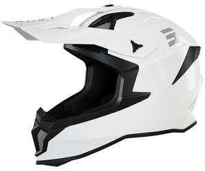 Shot Lite Solid 2.0 Casco motocross, Bianco, Taglia XXL (63/64)