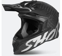 Shot Lite Solid Carbon Casco Motocross, argento, taglia 2XL per maschi