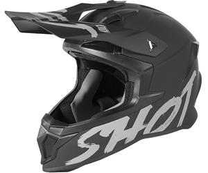 Shot Lite Solid Casco Motocross, nero opaco, Taglia XXL (63/64)