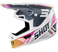 SHOT SHOT - Casco Lite Ultra Blue / Orange / Rosa XL
