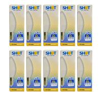 SHOT MLD2006X2 SET 10PZ Oliva Full Light 6W 806LM E14 2700K luce calda