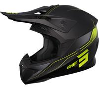 Shot Pulse Edge Casco da motocross, nero-giallo, taglia L per maschi