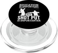 Shot Put L'istruzione è importante Colpo divertente Mettere PopSockets PopGrip per MagSafe