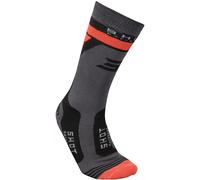 Shot Race 2.0 Calze Motocross, nero-grigio-rosso, taglia 47 48 49