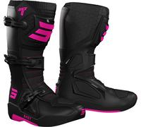 Stivali da moto Shot Race 4 Nero-Fluo Rosa 40