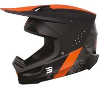 Shot Race Camo Casco Motocross, nero-arancione, taglia M per maschi