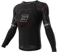 Shot Race D3O Camicia di protezione, nero, Taglia S