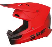 Shot Race Draw Casco Motocross, rosso, taglia L per maschi