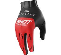Shot Race Evo Guanti da motocross, rosso, taglia 2XL per maschi