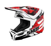 Shot Casco da motocross Furious Flash MIPS Rosso lucido XL