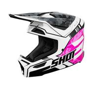 Shot Furious Flash Junior Off-road Helmet Bianco M