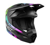 Shot Race Nitro Casco da motocross, multicolore, taglia XL per maschi