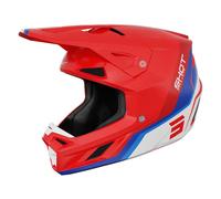 Shot Speed Atomic Mips Casco da motocross, rosso, taglia M per maschi