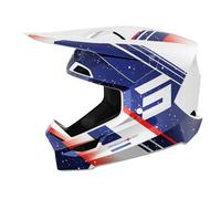 §Casco Cross Shot Furious Mirage Blu-Rosso Perly§