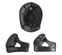Set Imbottitura Interna Casco Shot Race Gear Furious NeroXS Nero