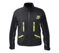 Shot Climatic Giacca Motocross impermeabile, nero-grigio-giallo, taglia XL per maschi