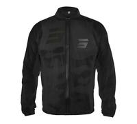 Shot Stretchable Windbreaker Giacca impermeabile, nero, taglia L per maschi